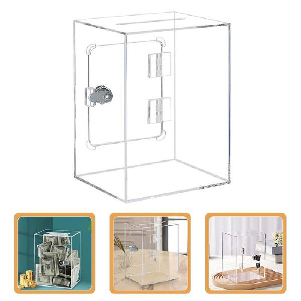 스텐우체통 우체함 투명한 돼지 저금통 동전 소통함 주택우편함