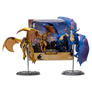 맥팔레인 McFarlane 월드 오브 워크래프트 브론즈 프로토 블루 하이랜드 2팩 피규어