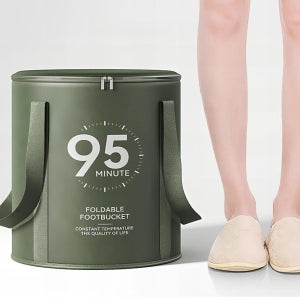 접이식족욕기 휴대용 족욕대야 족욕통 각탕기 뚜껑형