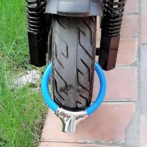 자전거 도난방지 소형 자물쇠 오토바이 컬러 잠금장치