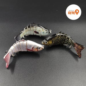 [미끼유] 쿠루잉 6관절 관절베이트 하드베이트 리얼스킨 15g