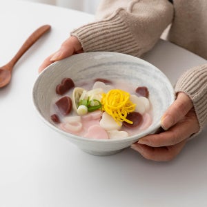 일본 덮밥 국수 라면 우동 면기 도자기 그릇 나루토 그레이 소면기