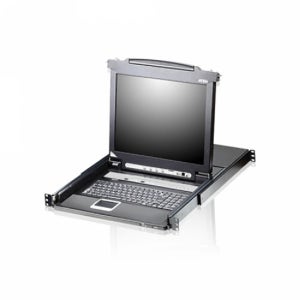 17형 LCD KVM스위치 RGB 8포트 USB PS2 VGA 서버랙용 본체 컴퓨터콘솔