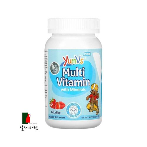 YumV’s <b>미네랄</b> 멀티비타민 과일맛 젤리 60개