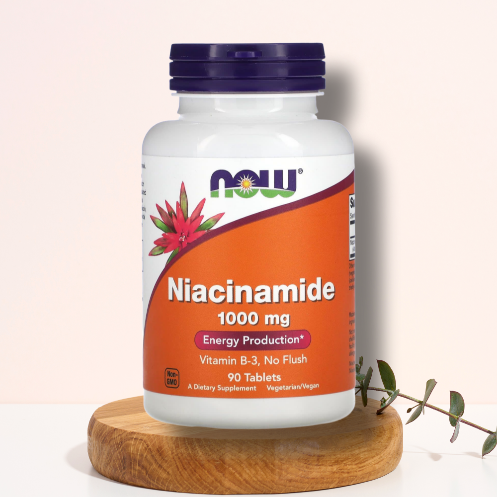 나우푸드 나이아신아마이드 니코틴산아미드 비타민B3 1000mg 90정
