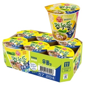 오뚜기 컵누들 우동맛 38.1g x 6개