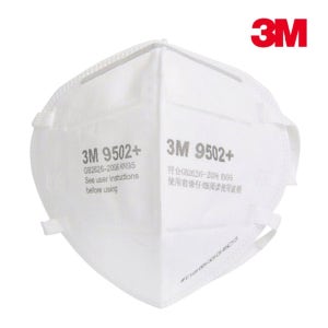 3M 9502+ N95 2급 산업용 접이식 방진마스크 50매