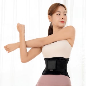 닥터써클 허리보호대 얇은 복대 통기성 좋은 복대 일상생활용 허리밴드