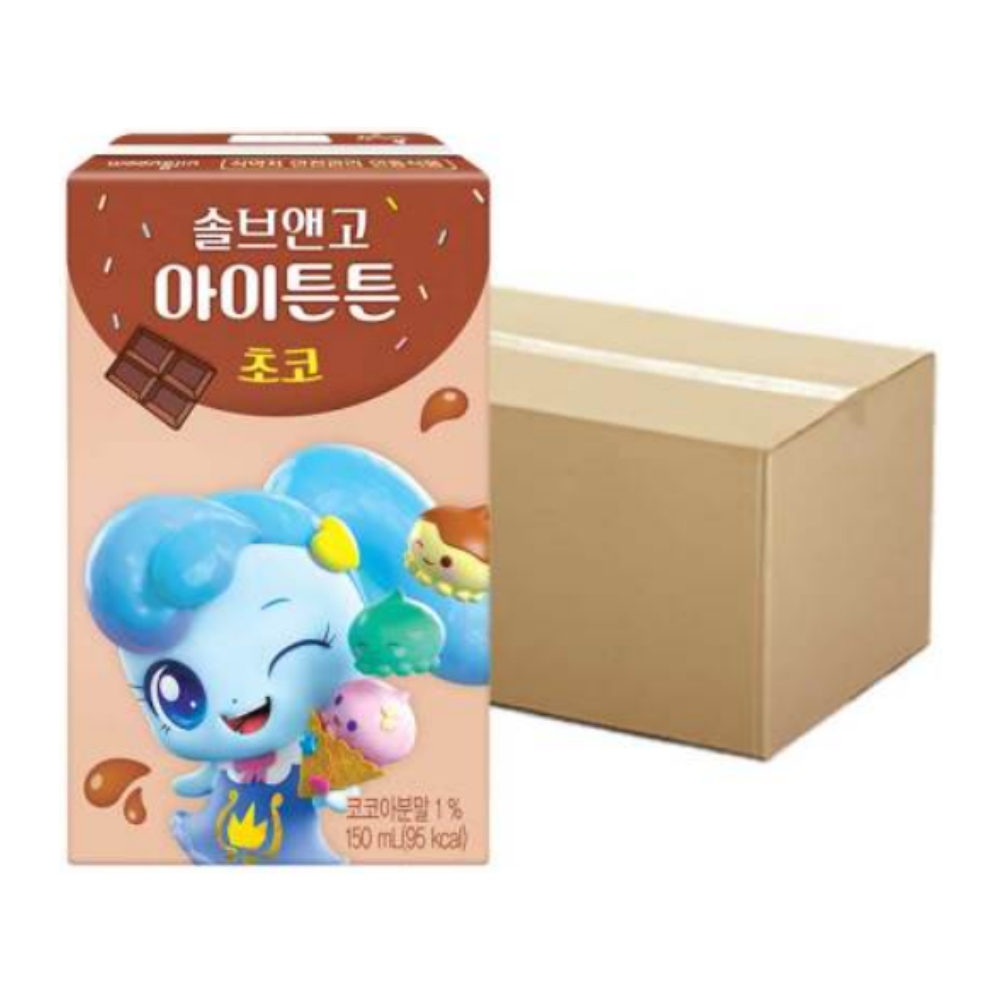 웅진 솔브앤고 아이 튼튼 초코 150ml (24개) 고칼슘 담백질 영양 음료 대량 구매