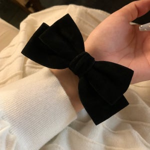 벨벳 리본 스크런치 곱창 머리 끈 슈슈