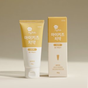 그린핑거 마이키즈 치약 2단계 60g X 1EA / 불소함유,구강케어,충치예방,양치습관,유아,어린이,아기,키즈,불소,무불소