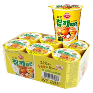 오뚜기 참깨라면 미니컵 65g x 6개