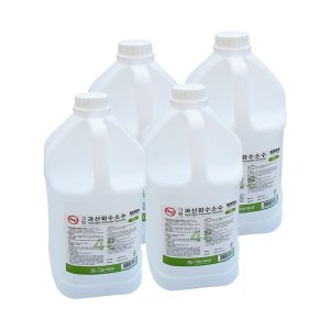 그린제약 소독용 과산화수소수 4L 4개 과산화수소 상처소독