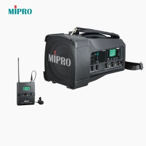 MIPRO 미프로 MA-100T 충전식 이동형 포터블 행사용 강의용 블루투스 앰프스피커 / 핀마이크(벨트팩)