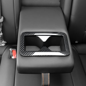 티볼리 튜닝 용품 2열 컵홀더 커버 카본 몰딩