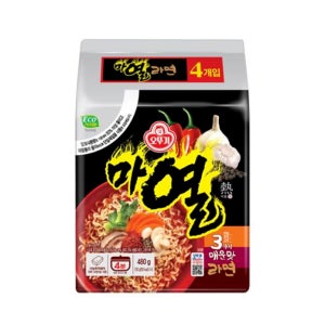 오뚜기 마열라면 멀티팩 120gX4입