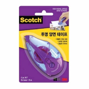 3M 스카치 투명 양면테이프 017