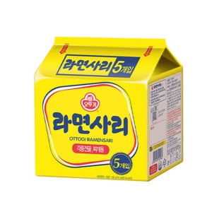 오뚜기 라면사리 멀티팩 110gX5입