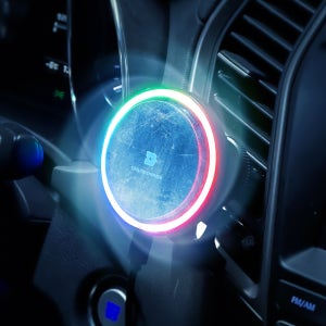 비맥스 차량용 맥세이프 핸드폰 거치대 고속 충전 쿨링팬 자석 마그네틱 엠비언트 라이트 홀더