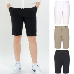 [김영주골프] 여름 남성 골프반바지 심플 스판 슬림핏 하프팬츠 KOMMHS71