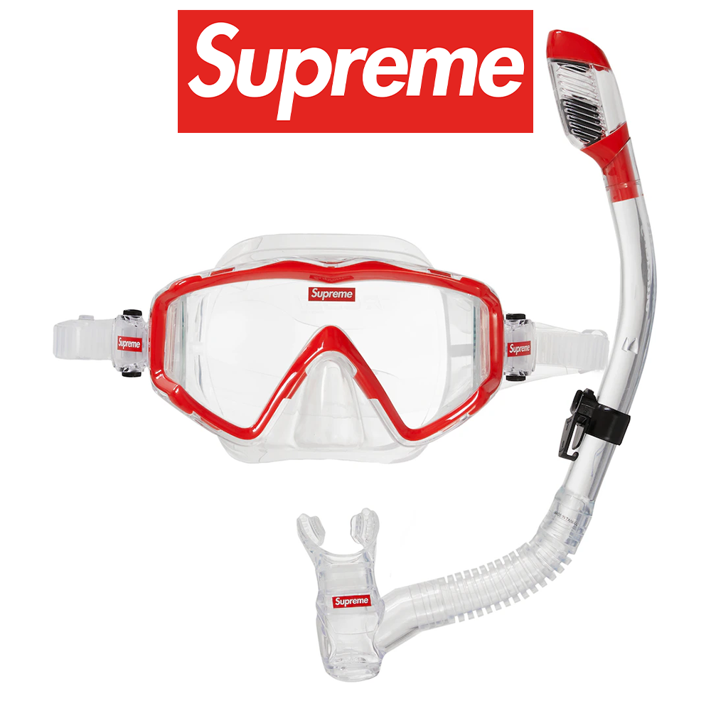 슈프림 스노쿨링 세트 SS19 시즌 휴가 물놀이 장비 크레시