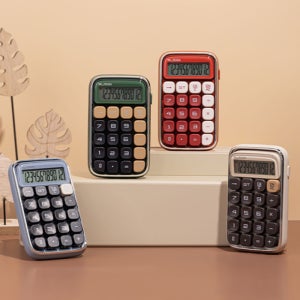 델리 DELI 누사인 레트로 기계식 계산기 /NS043