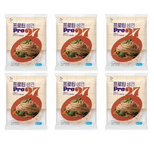 프로틴 생면125gx6 맛있는 간편식 간식 한국식품