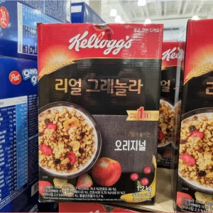 켈러그 리얼 그래놀라 400g x 3입 오리지널 시리얼 코스트코