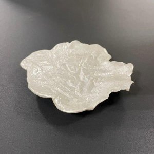 일본 아리타 도자기 흰 거품 운모 은채 시보리 접시 M 업소용 프로 15cm 요시우에몬 가마 부채 일식 362349