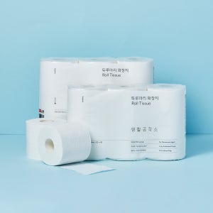 생활공작소 두루마리휴지 롤휴지 3겹화장지 27m 6롤