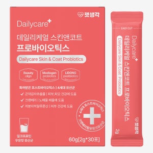 펫생각 스킨앤코트 강아지 유산균 프로바이오틱스 피부 장건강 영양제 30포, 1개