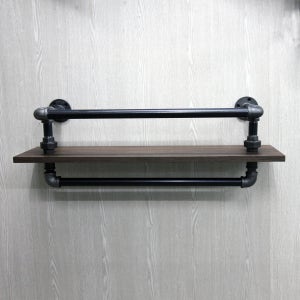 빈티지 가드레일 파이프 벽 선반 1단 미니 선반 600