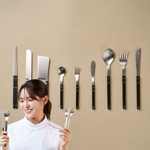 트루쿡 커트러리 스텐304 국내생산 베이지 디너 스푼