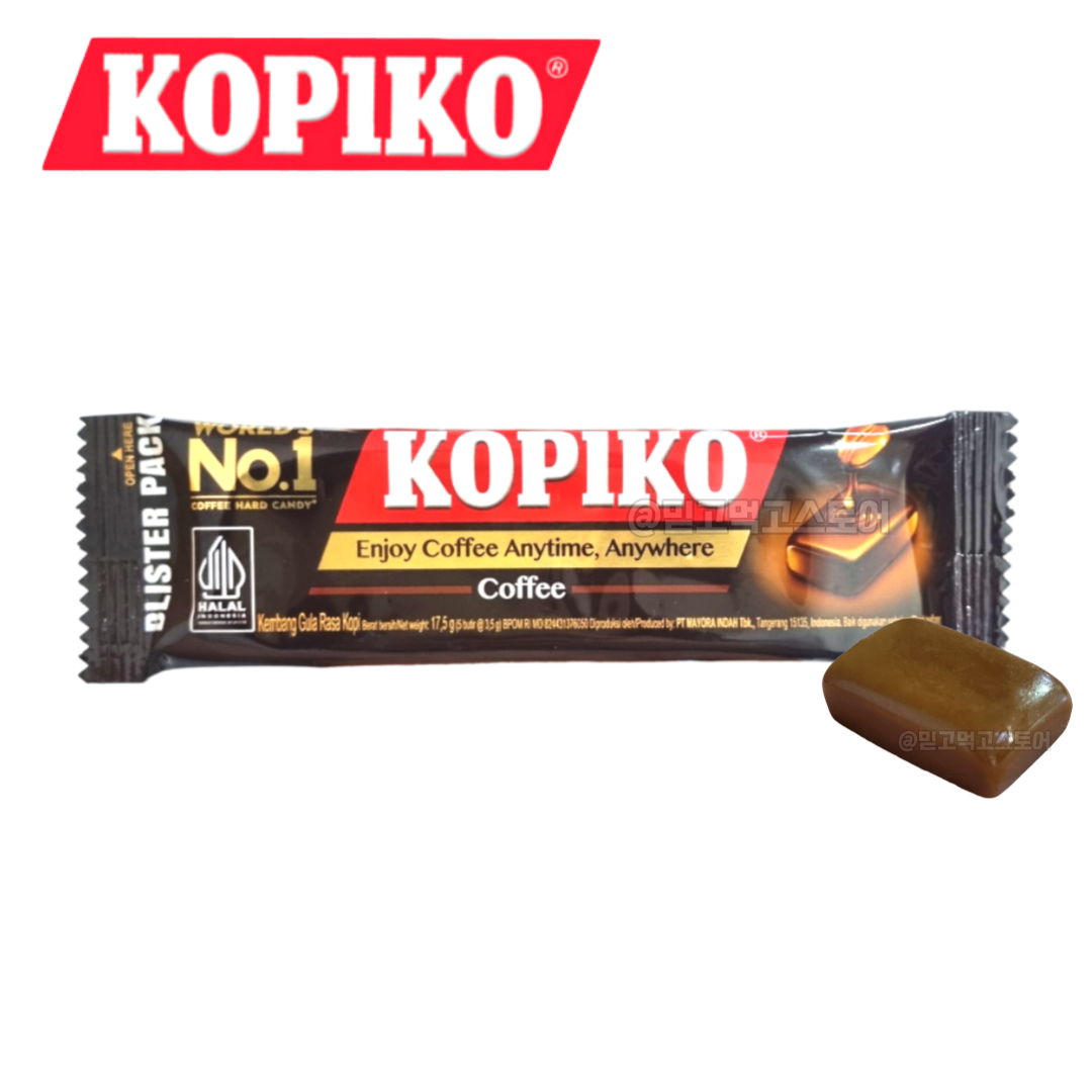 코피코 블리스터 커피 사탕 캔디 KOPIKO 17.5g, 1개