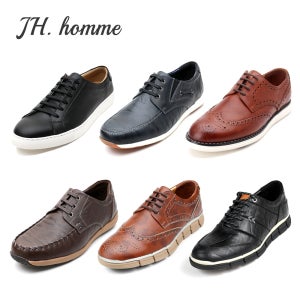JH.HOMME 발 편한 소가죽 남자 스니커즈 단화 정장 캐주얼화