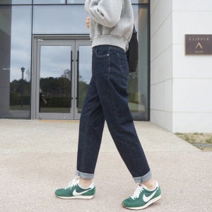 (S-3XL) 히든밴딩 빅사이즈 스판 편한바지 청바지 배기진 NA7035NA7036