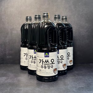 면사랑 가쓰오우동장국 우동다시 업소용 육수 1.8L, 6개