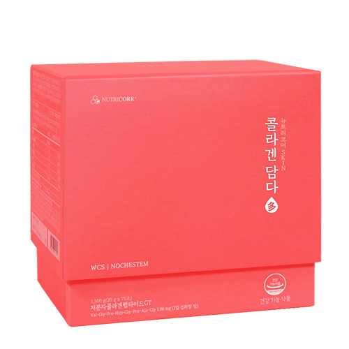 <b>뉴트리</b>코어 WCS <b>콜라겐</b>담다 먹는 저분자<b>콜라겐</b>펩타이드 GT 75포, 1개