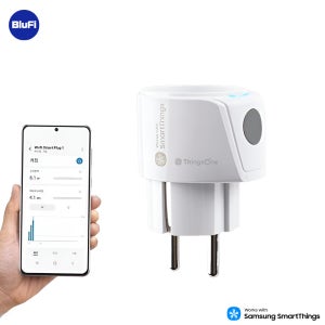 ThingsOne 스마트싱스 콤팩트 고출력 플러그 - WIFi 전력량 원격 콘센트 싱스원