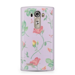 LG G3 케이스 파스텔플라워 라벤더