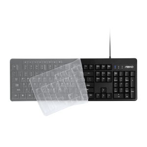 앱코 K140 슬림 멤브레인 사무용 키보드