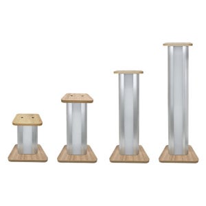 우드 스피커스탠드 받침대 오디오랙 우퍼 스피커거치대 센터 다이 디스플레이