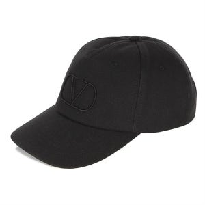 발렌티노 1Y2HDA10 BDL 0NO 로고 자수 볼캡