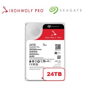 씨게이트 아이언울프 프로 하드디스크 NAS HDD[데이터복구+5년보증] 512MB, 24TB