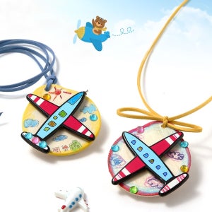 아트랄라 날아라비행기목걸이만들기(4개)