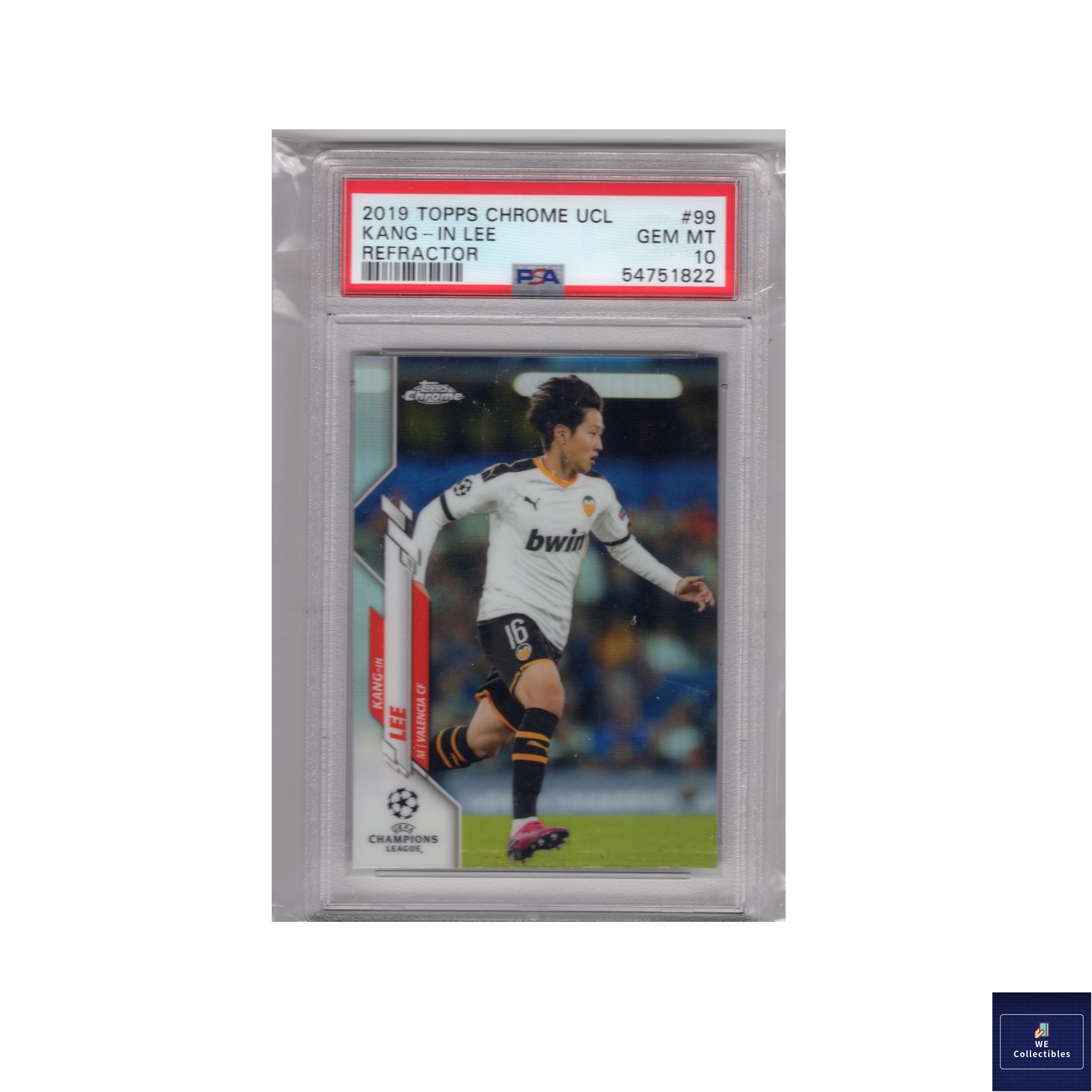 이강인 축구카드 탑스 PSA 10 리프렉터 2019 Topps 등급카드 PSG 3962