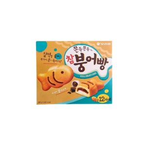 오리온 쫀득쫀득 참 붕어빵 348g 12개입