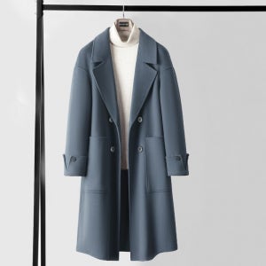 남성 코트 양털코트 울 루즈핏