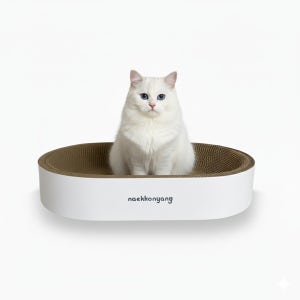 고양이 대형 원형 보드형 침대 와이드 스크래쳐