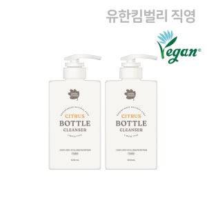 그린핑거 산뜻한 시트러스 젖병&주방세제 액상형 500ml X 2EA / 과일세척,유아 식기세정제,용기형,젖병세제